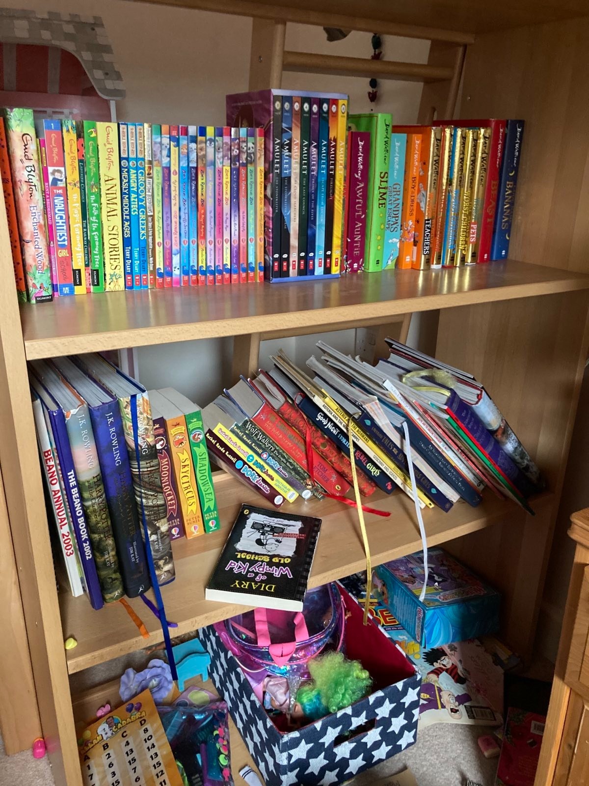 Daughter's bookshelf Daughter’s bookshelf